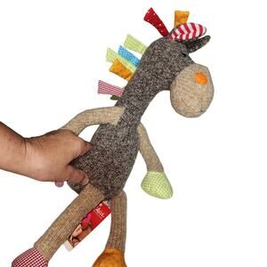 SIGIKID NWT PATCHWORK FOLK ART PLUSH HORSE SWEETIE 18"